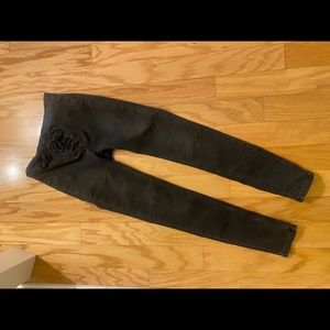 Free people stretch jeans size 24 tie up high waisted